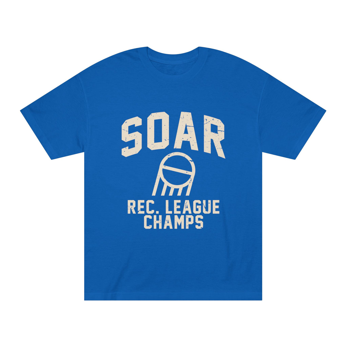 Soar Rec. League Champs T-Shirt — Royal