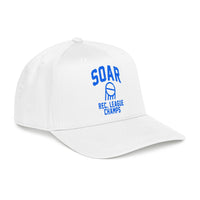 Soar Rec. League Champs Mid Profile Baseball Cap — Vintage Basketball Team Hat